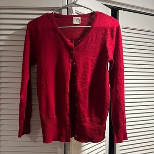 Red sweater - size Petite S- great condition